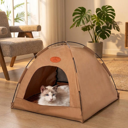 Foldable pet tent