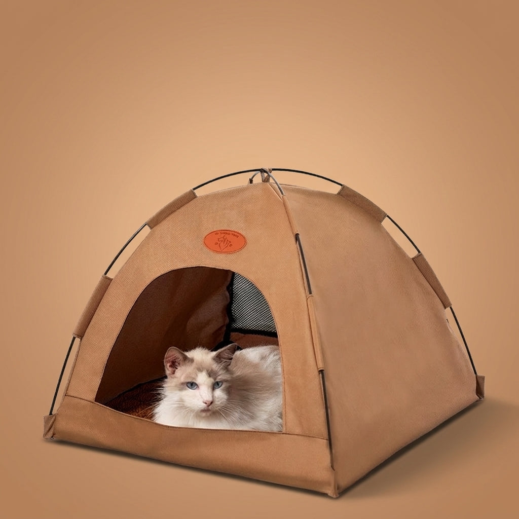 Foldable pet tent