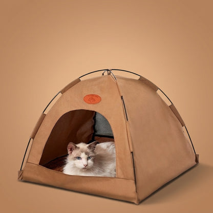 Foldable pet tent