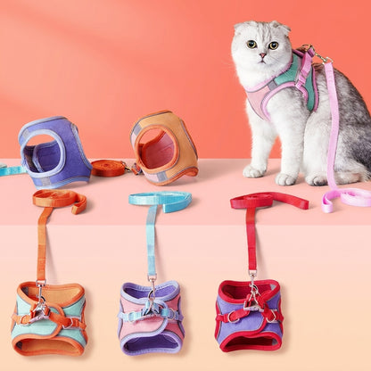 Cat Leash Vest Style