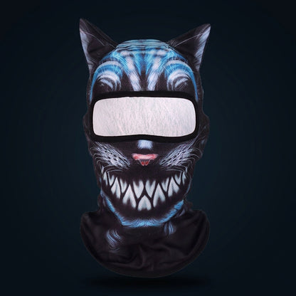 3D Animal Print UV Protection Cycling Face Mask